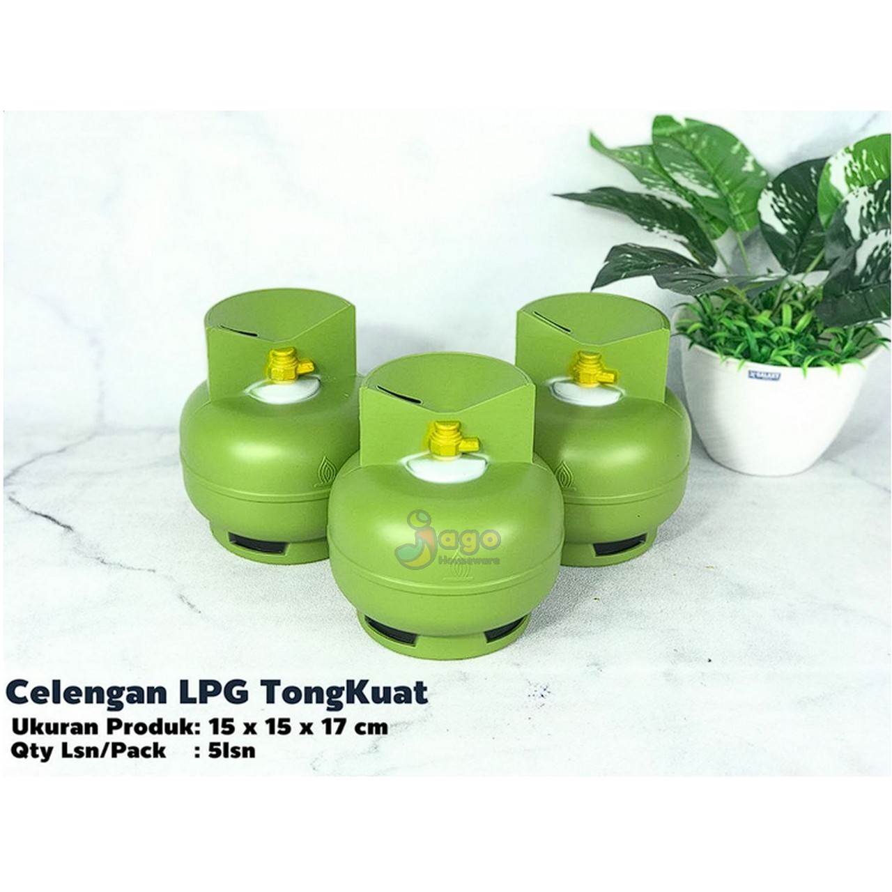 Celengan Tabung Gas Melon Plastik TongKuat - Image 3