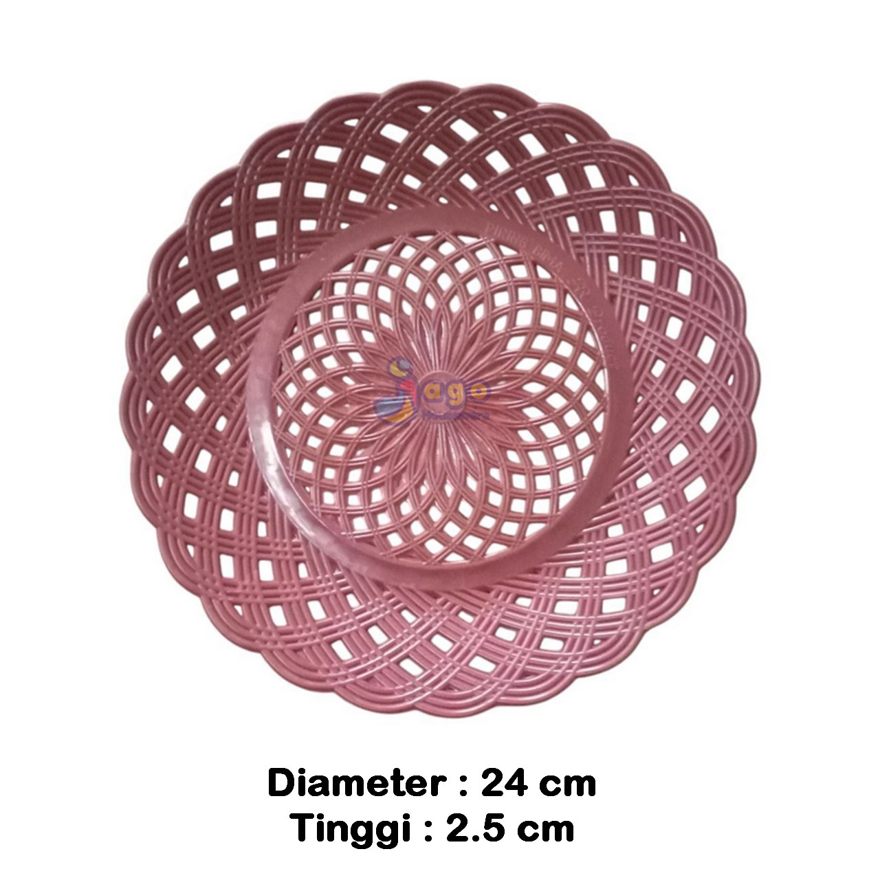 Piring Rotan Cloklat AR