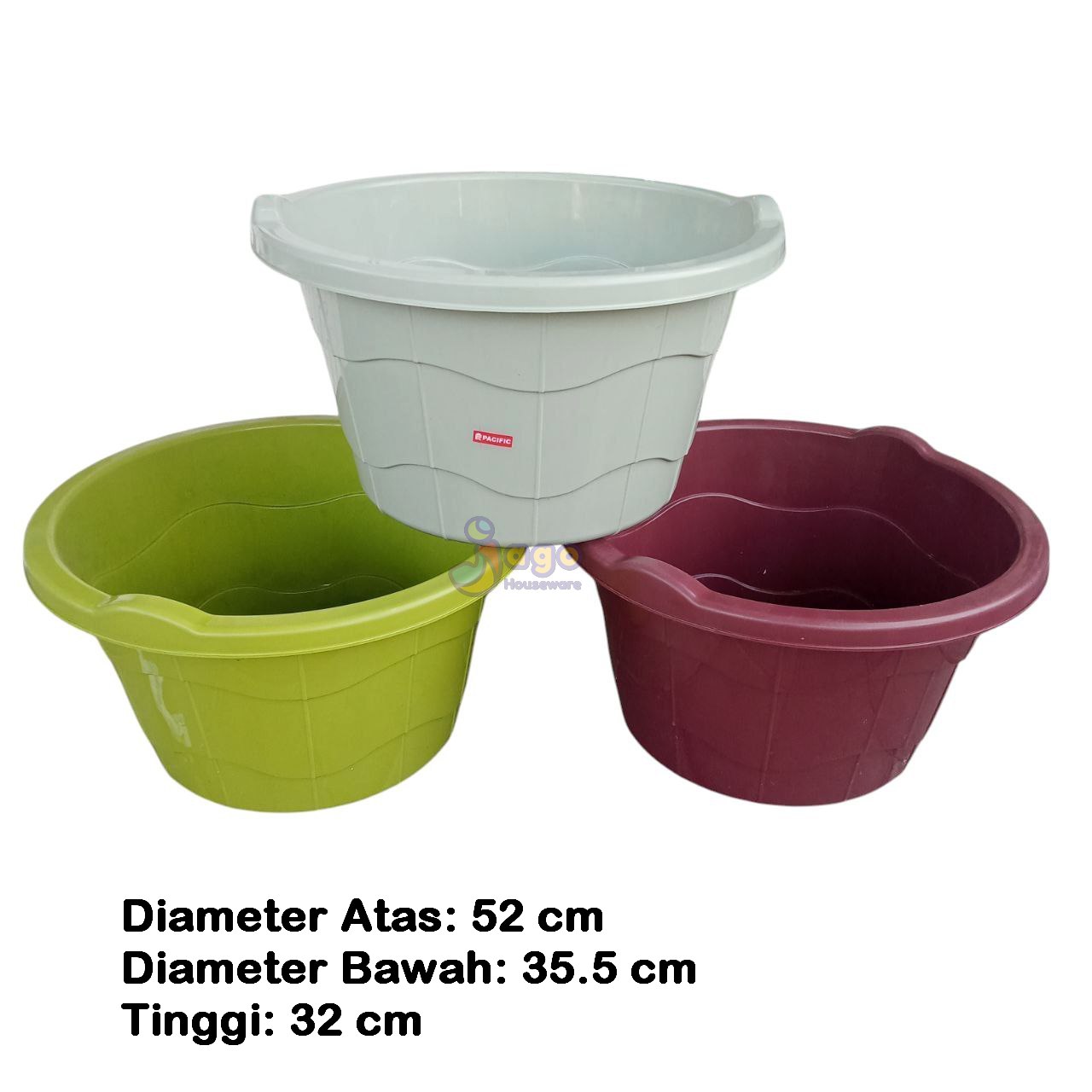 bak osaka 45 abu hijau maroon