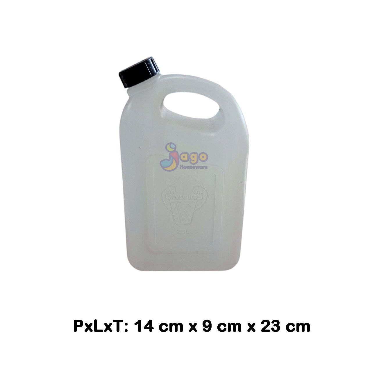jerigen 2.5 lt putih tongkuat