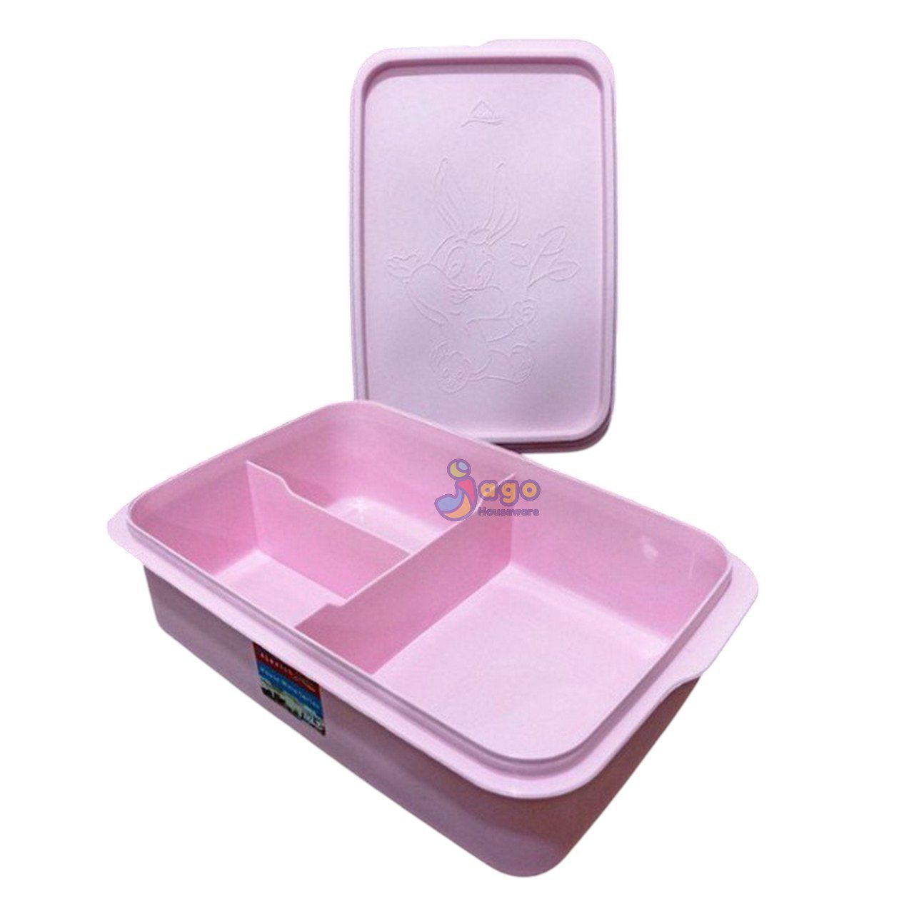 lunch box bugs bunny alexish merah muda