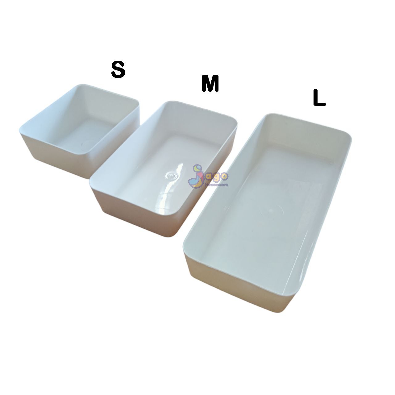 PERBANDINGAN UKURAN KOTAK KANCING S M L