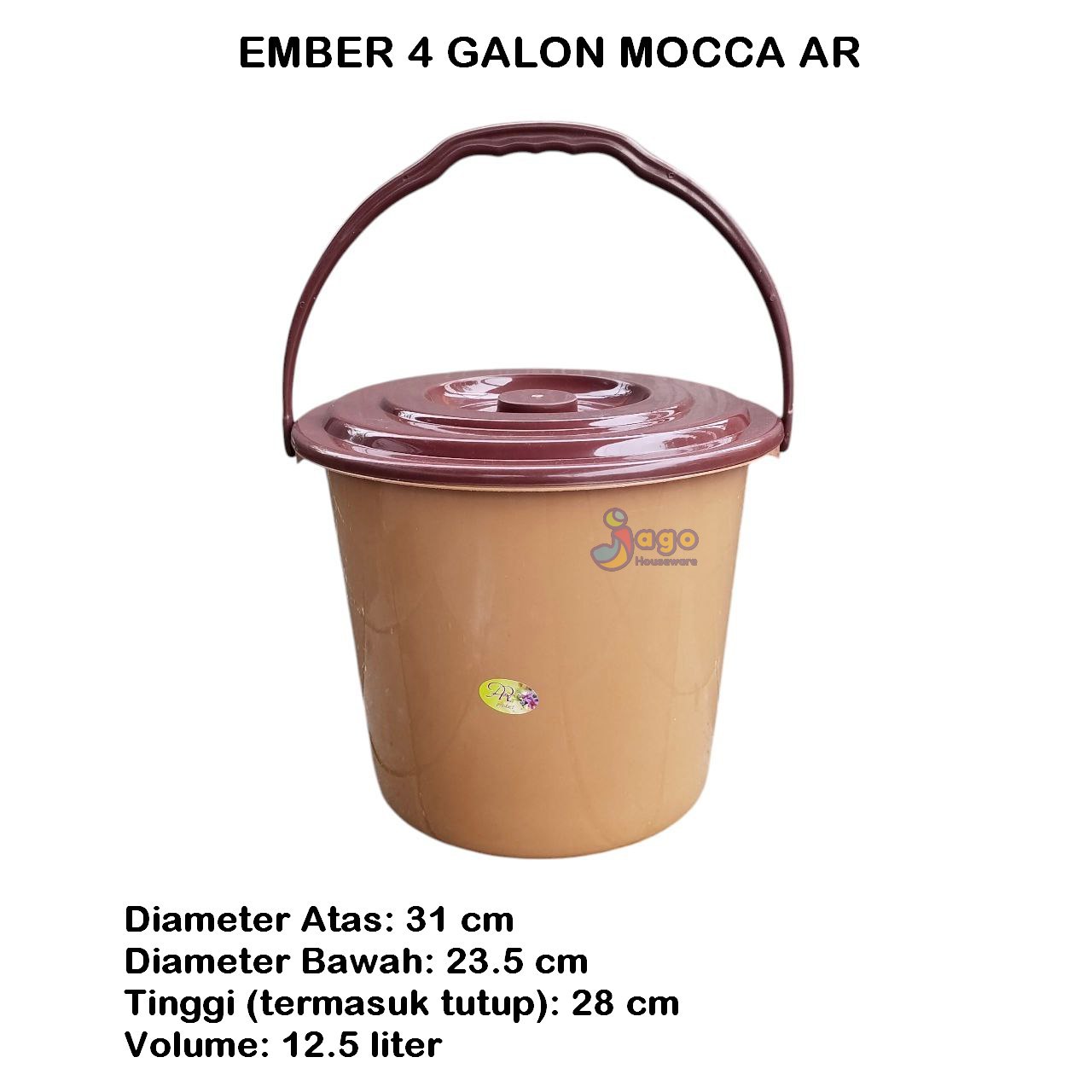 ember 4 galon mocca ar jago houseware