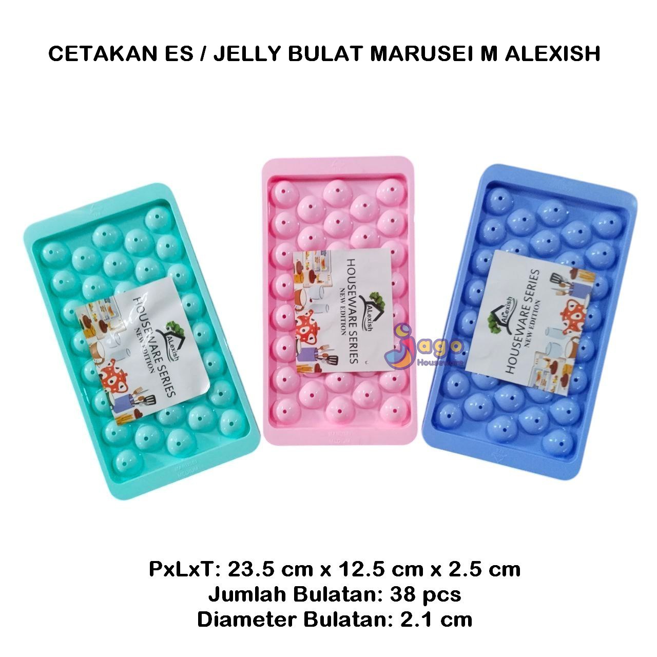 CETAKAN ES / JELLY BULAT MARUSEI MEDIUM ALEXISH jago houseware