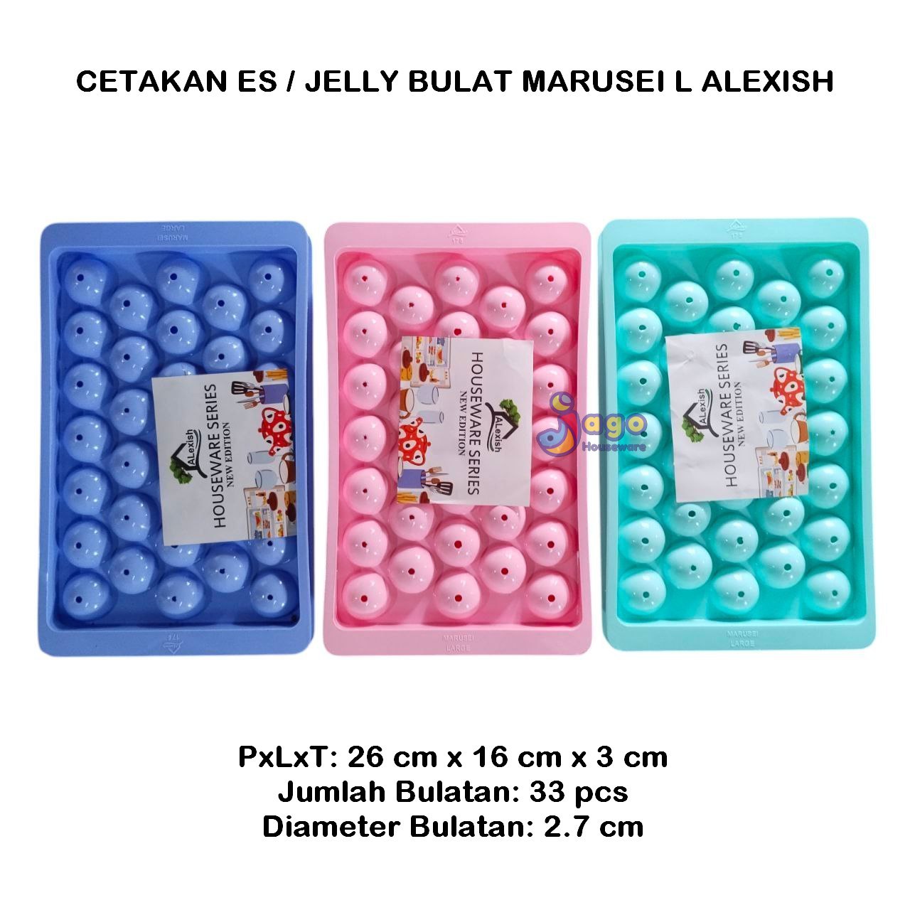 CETAKAN ES JELLY MARUSEI LARGE ALEXISH jago houseware