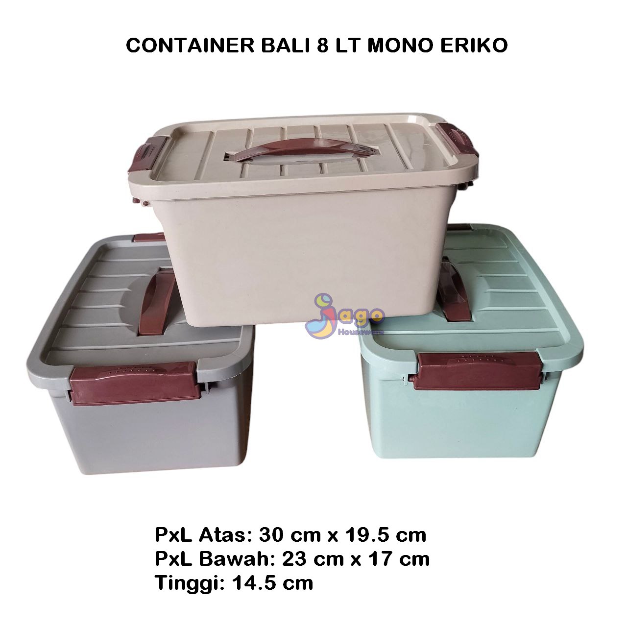 Container Bali 8 lt eriko jagohouseware