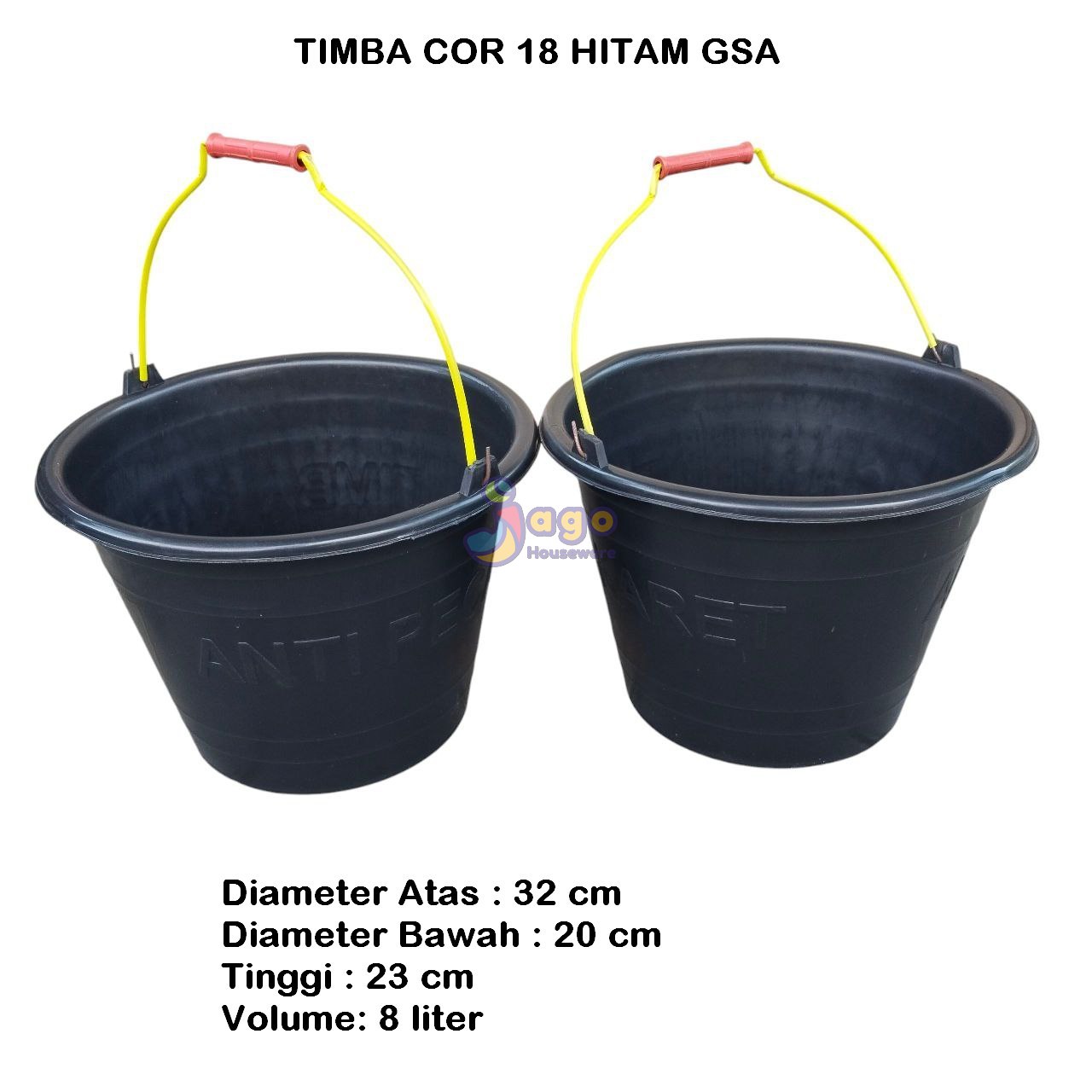 Ember Timba Cor 18 karet Golden SA JAGO HOUSEWARE