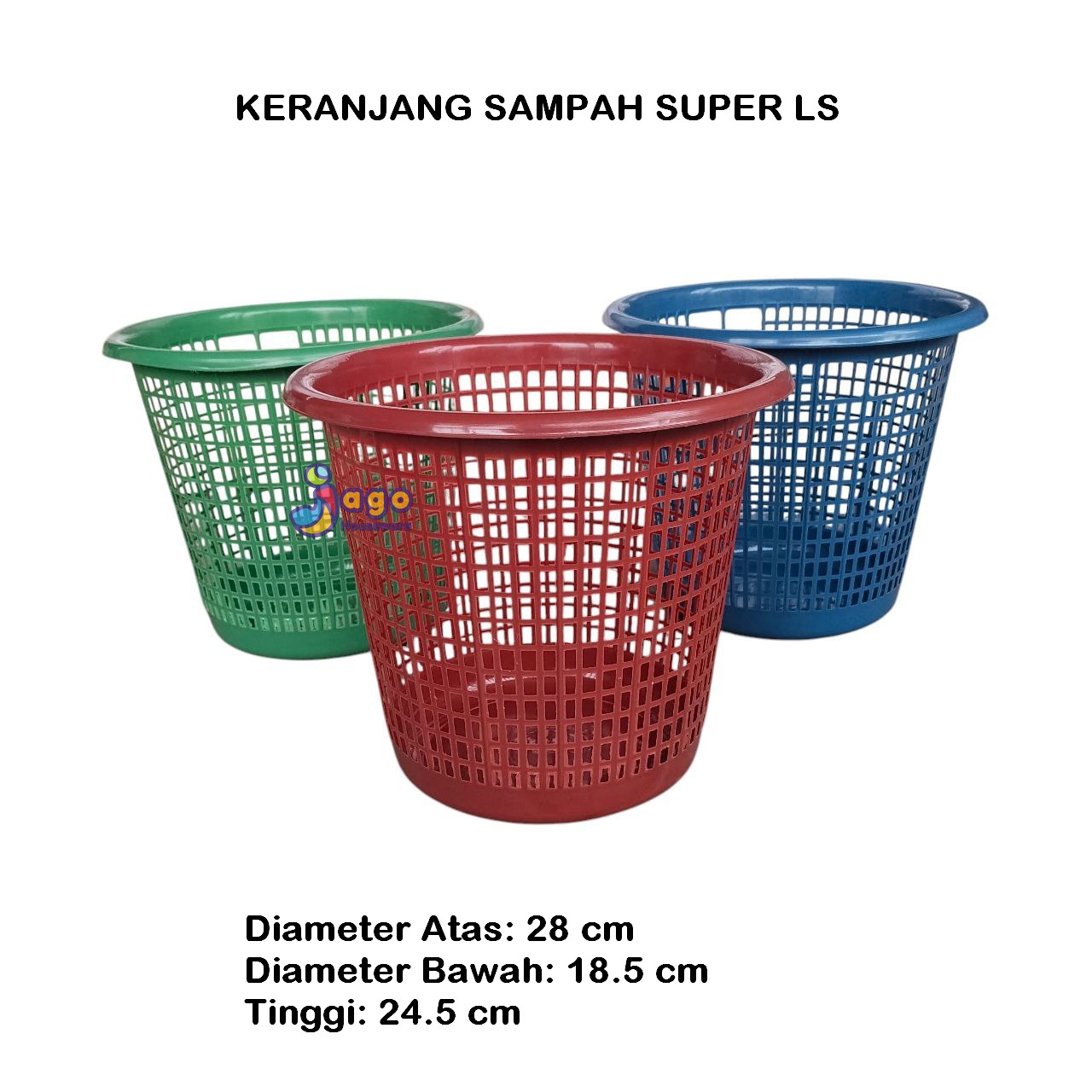 KERANJANG SAMPAH SUPER LS JAGO HOUSEWARE