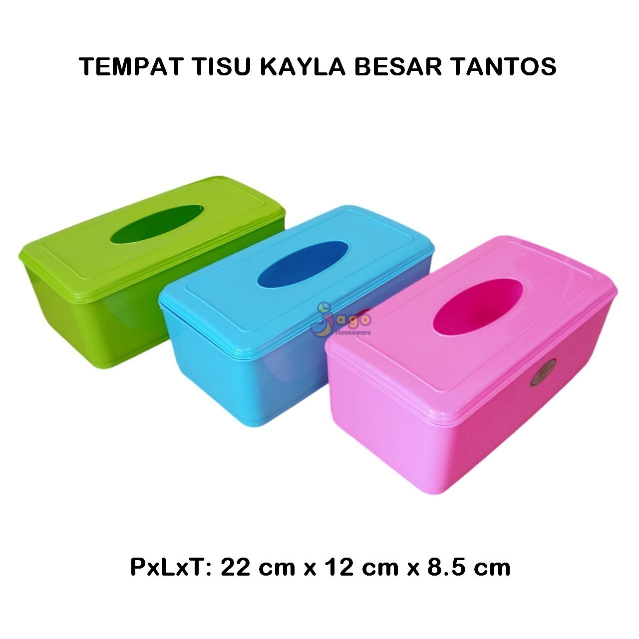 TEMPAT TISU KAYLA BESAR JAGO HOUSEWARE