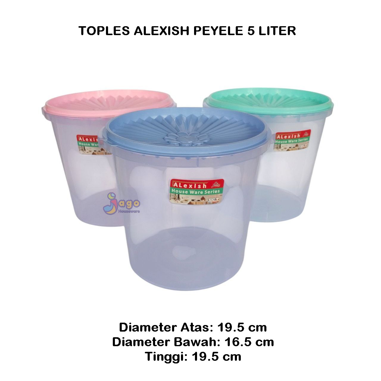 TOPLES ALEXISH 5 LT PEYELE JAGO HOUSEWARE