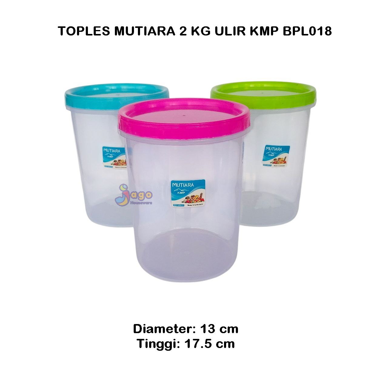 TOPLES MUTIARA 2 KG ULIR KMP JAGO HOUSEWARE