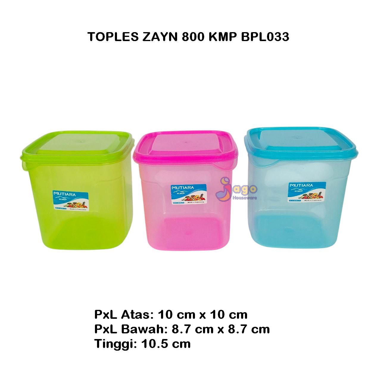 TOPLES ZAYN 800 ML KMP jago houseware