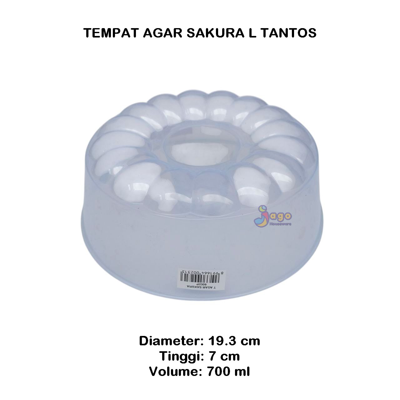 cetakan agar sakura L tantos jago houseware