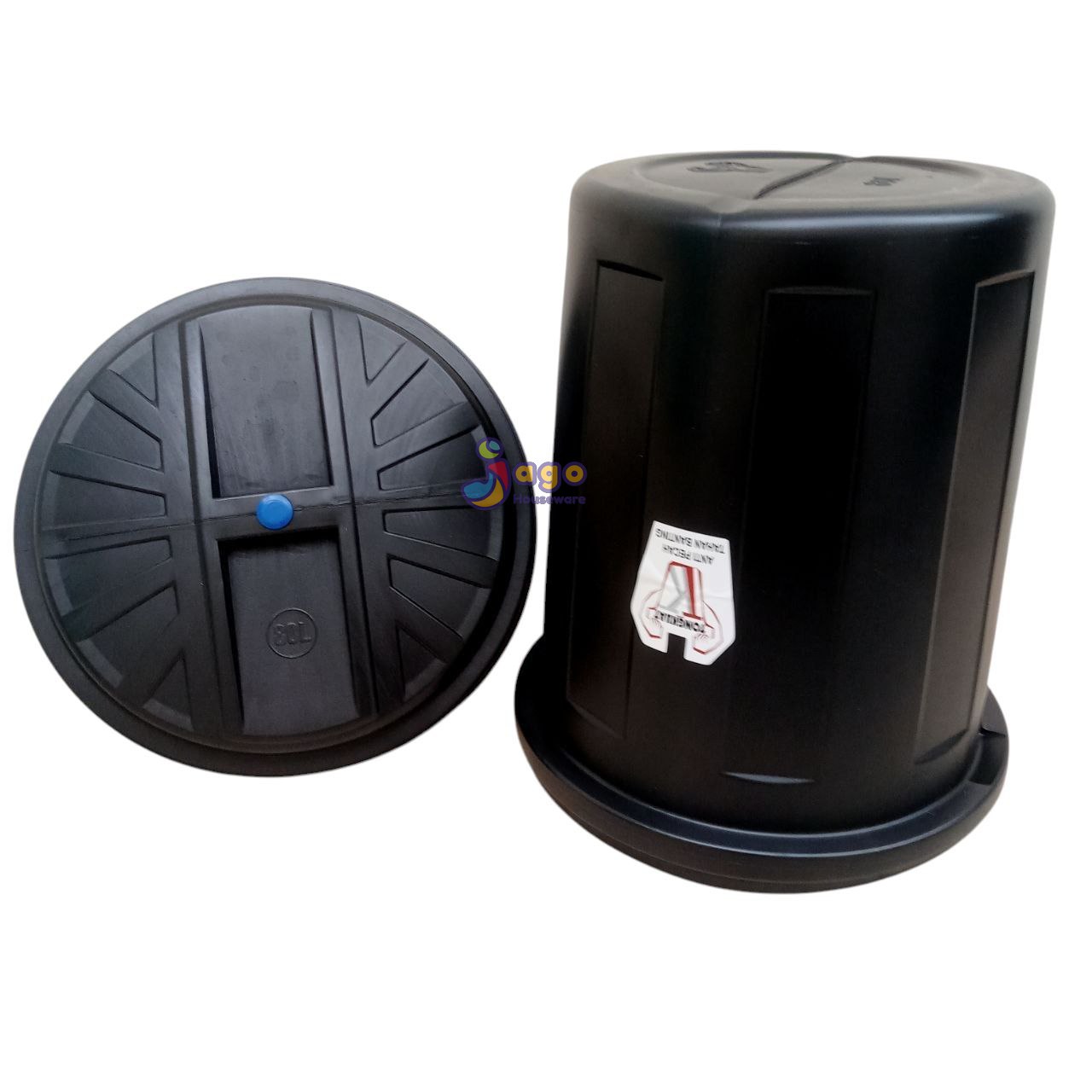 Ember 80 Liter Hitam TongKuat - Image 2