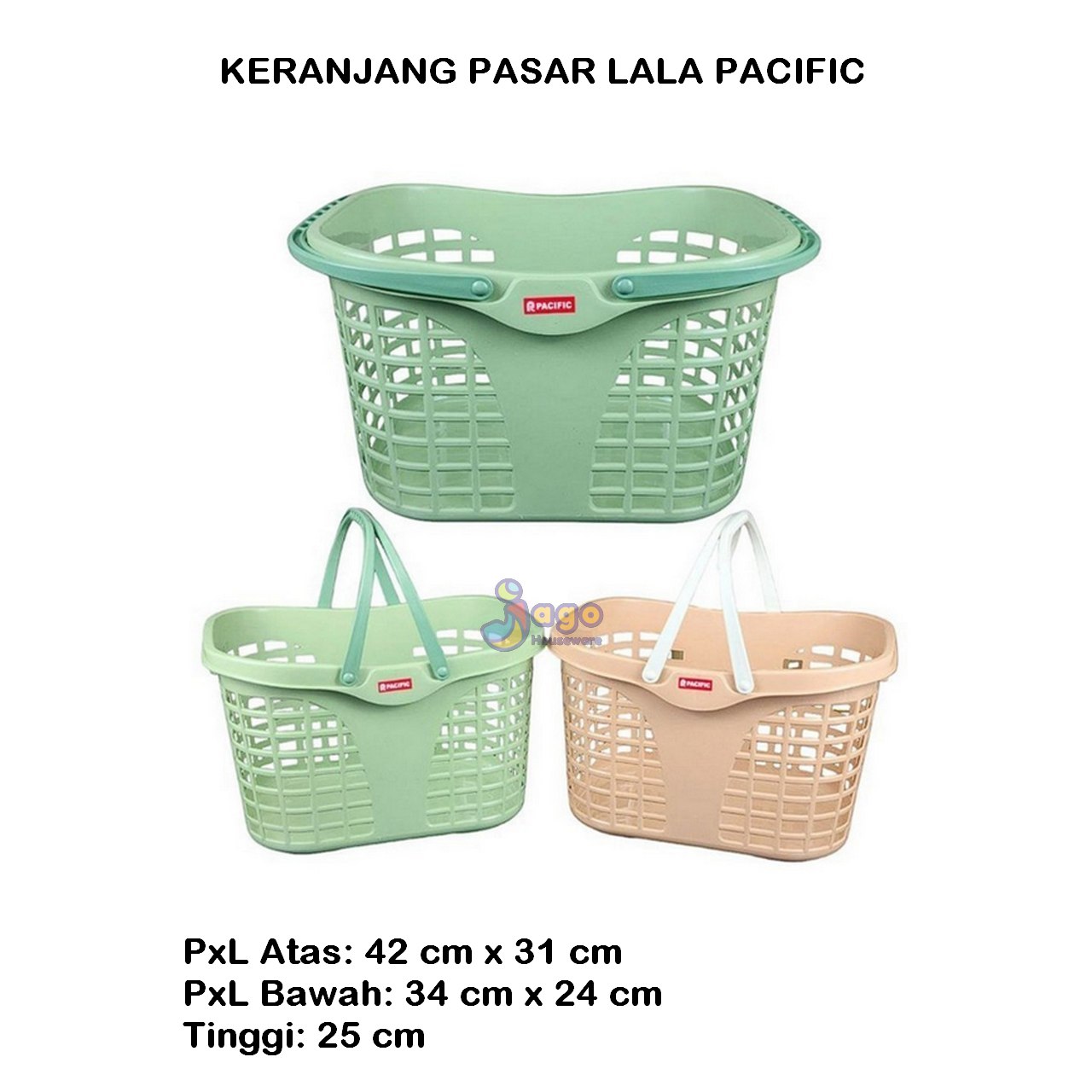 keranjang pasar lala moge PACIFIC jago houseware