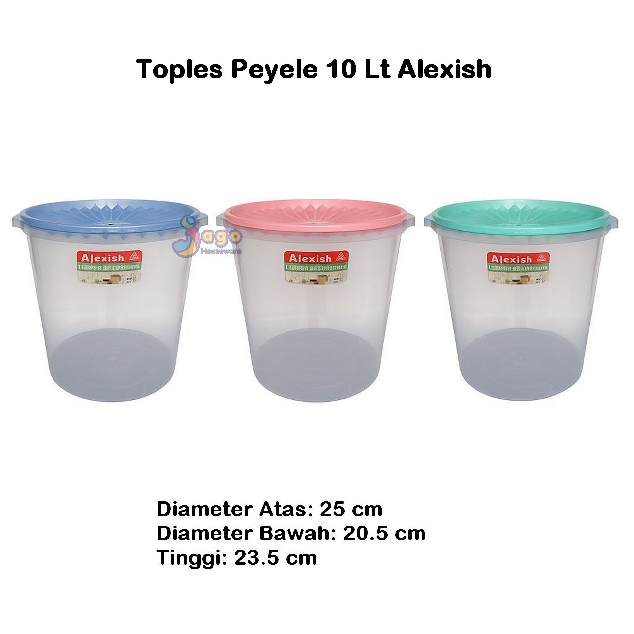 toples 10 lt alexish peyele jago houseware